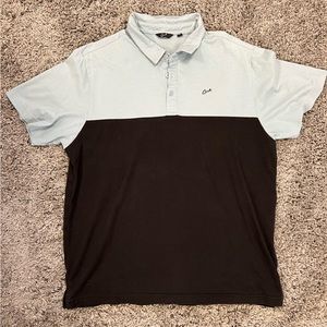 Cut Golf two-tone shirt, size XL
